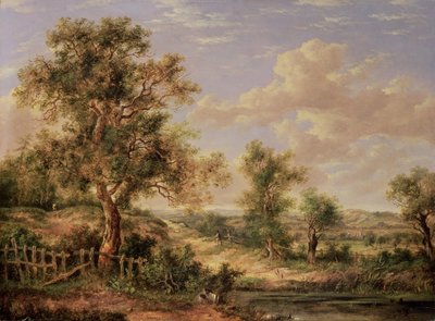 Landschap, 19e eeuw door Patrick Nasmyth